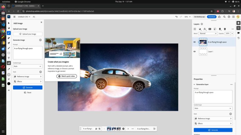 Screenshot of a social media post design in Photoshop