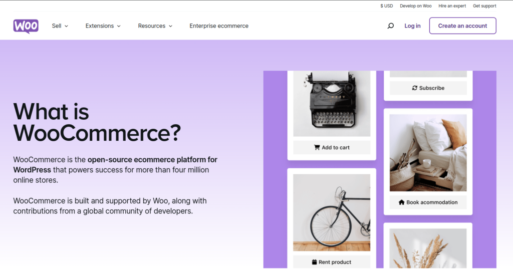 WooCommerce Ecommerce Plugin page demo screenshot