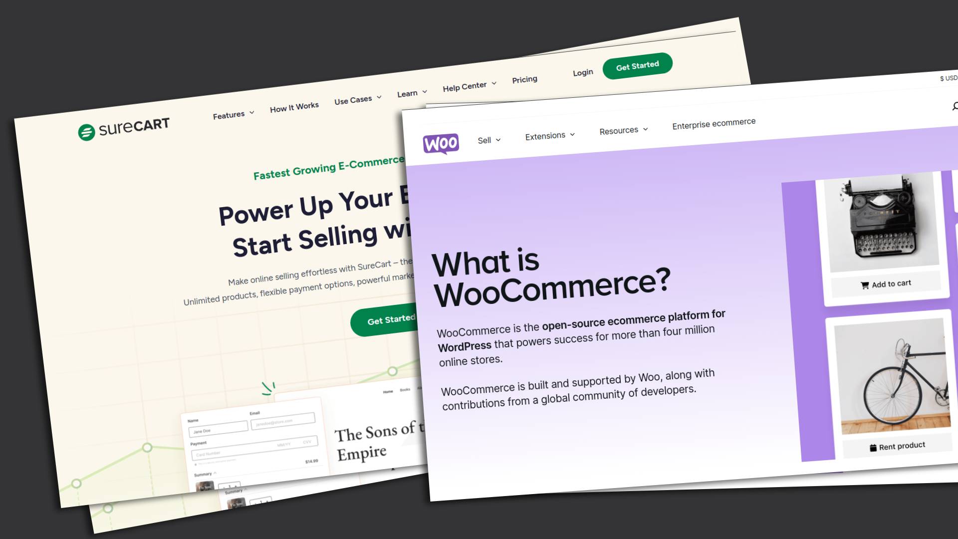 woocommerce vs surecart